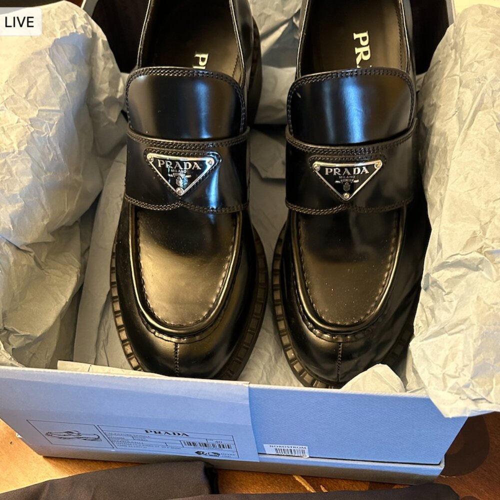 Prada Leather Loafers